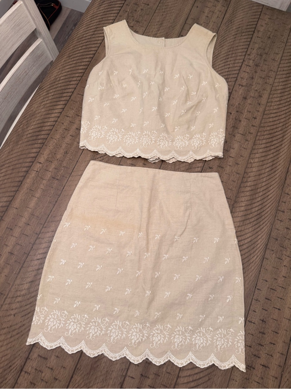 BARBARA MAC Skirt and Top Set, Vintage